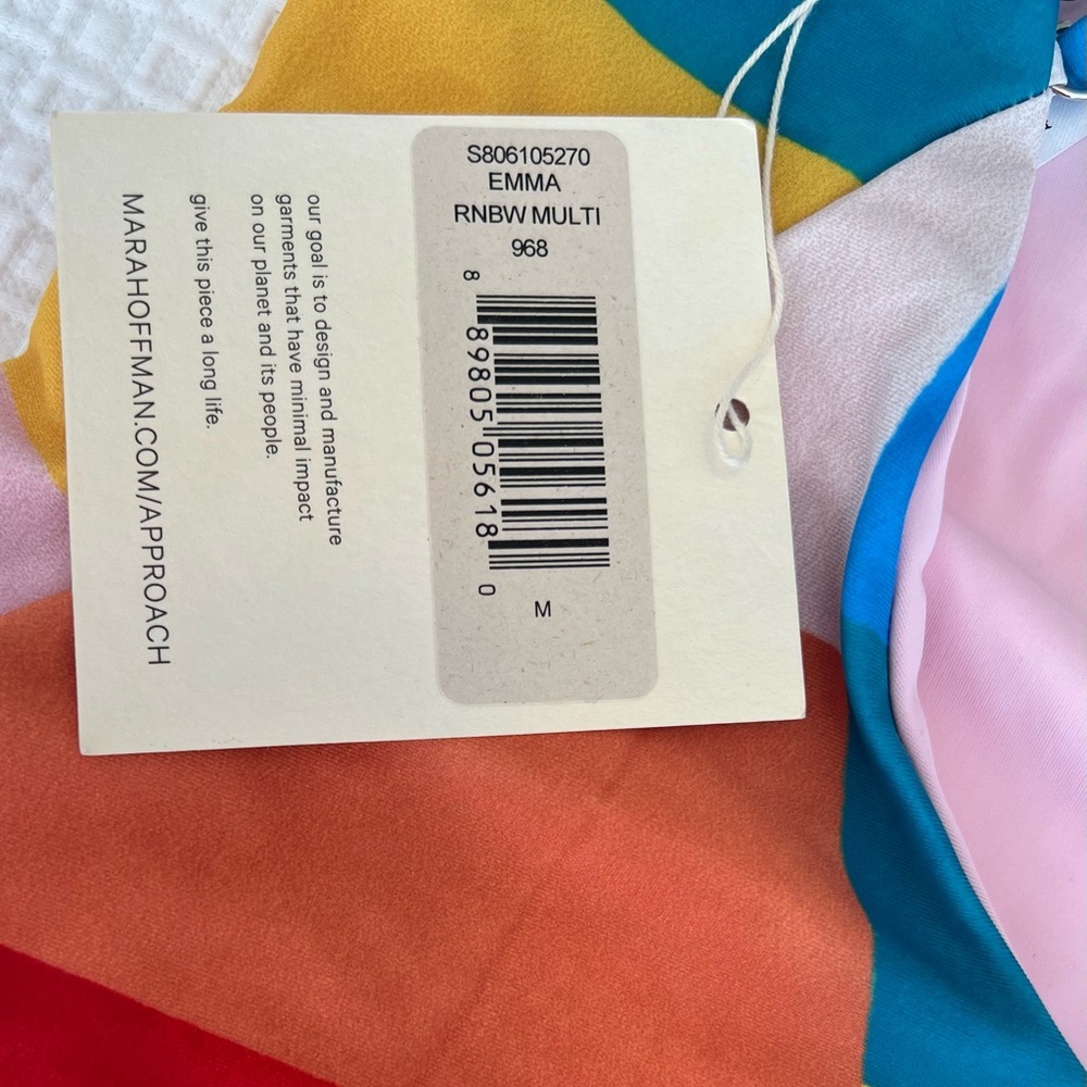 Mara Hoffman Multicolor Striped One-Piece Swimsuit - Picture 10 of 13